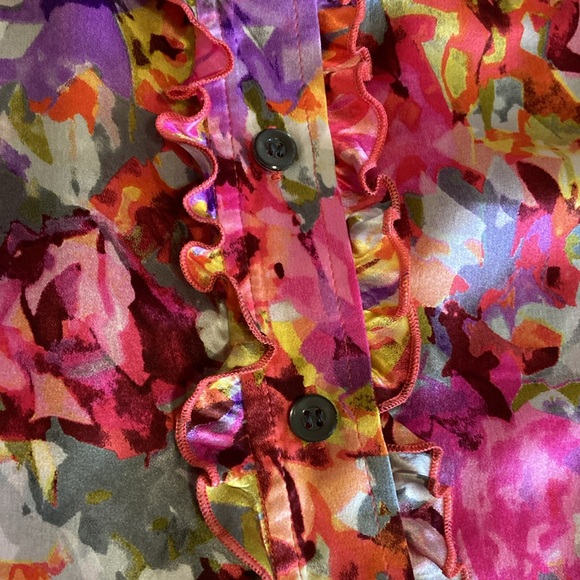 Etcetera silk blouse sleeveless size 8 - Picture 4 of 6